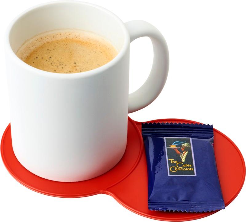 Sidekick plastic coaster