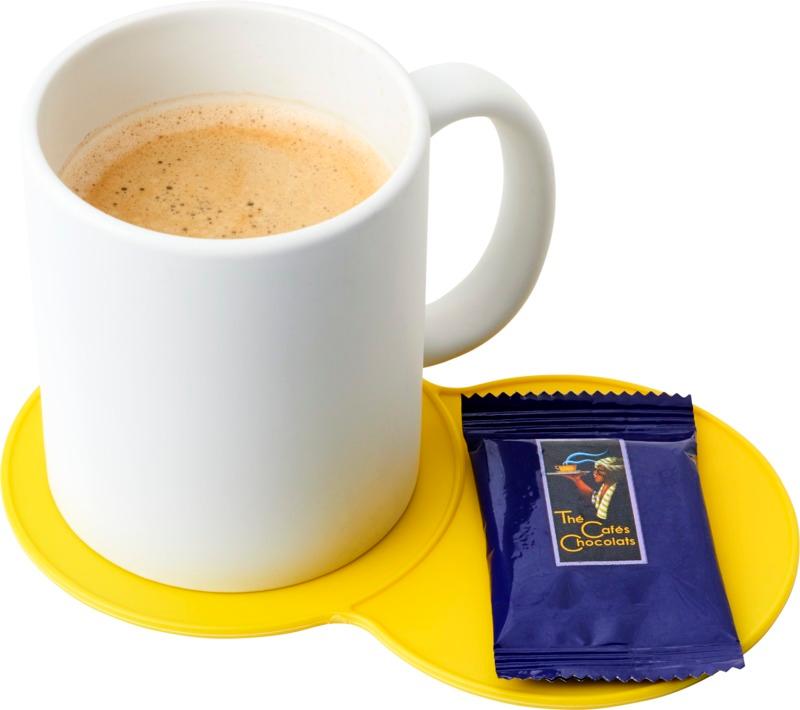 Sidekick plastic coaster