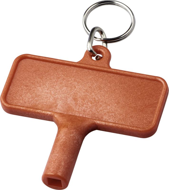 Largo plastic radiator key with keychain