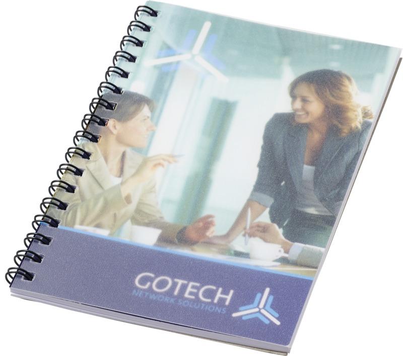Desk-Mate® spiral A6 notebook PP cover