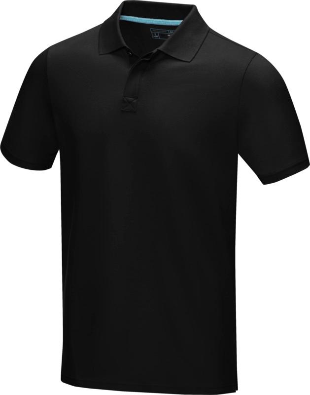 Graphite short sleeve men’s GOTS organic polo