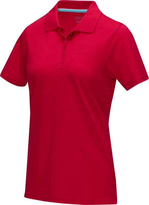 Graphite short sleeve women’s GOTS organic polo