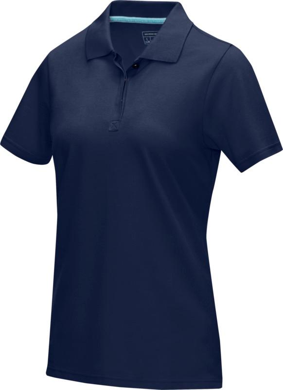 Graphite short sleeve women’s GOTS organic polo