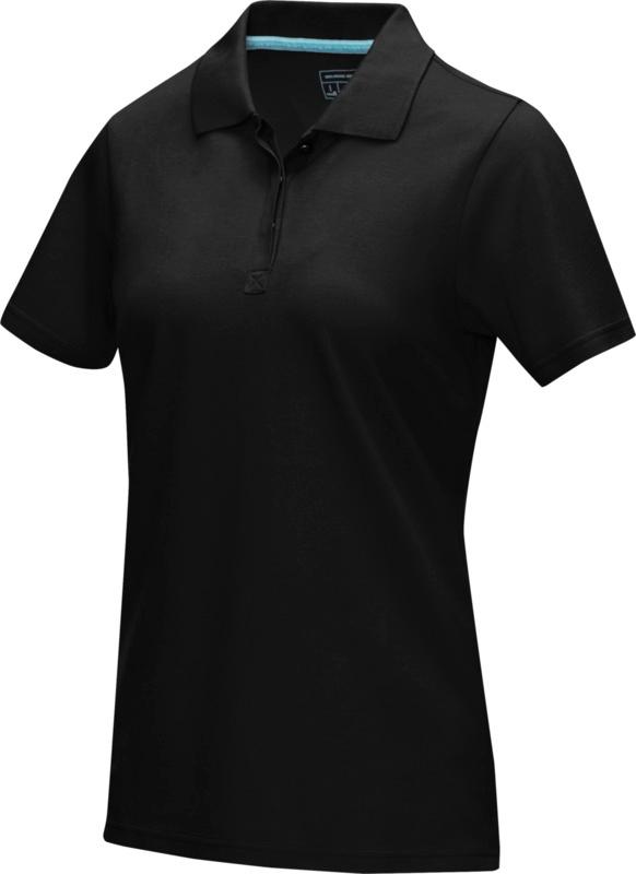 Graphite short sleeve women’s GOTS organic polo