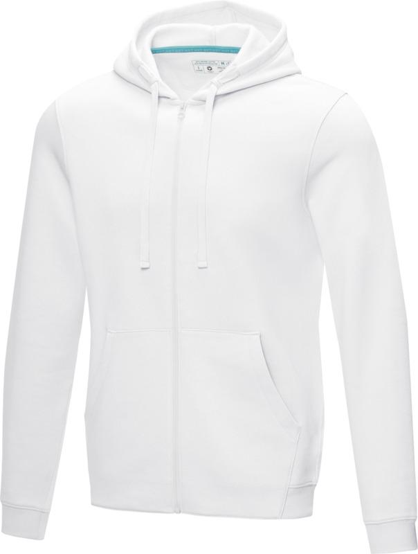 Ruby men’s GOTS organic recycled full zip hoodie