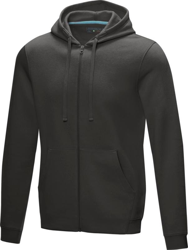 Ruby men’s GOTS organic recycled full zip hoodie