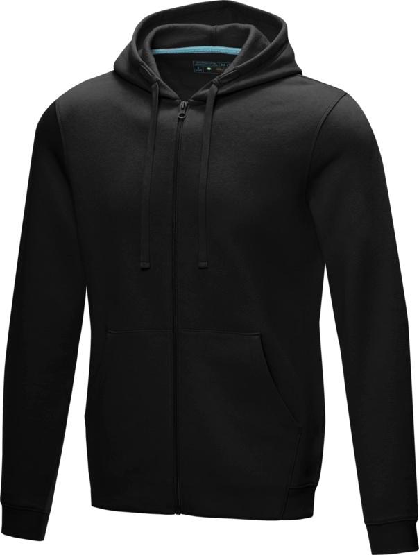 Ruby men’s GOTS organic recycled full zip hoodie