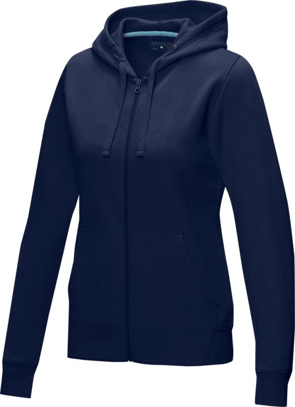 Ruby women’s GOTS organic recycled full zip hoodie