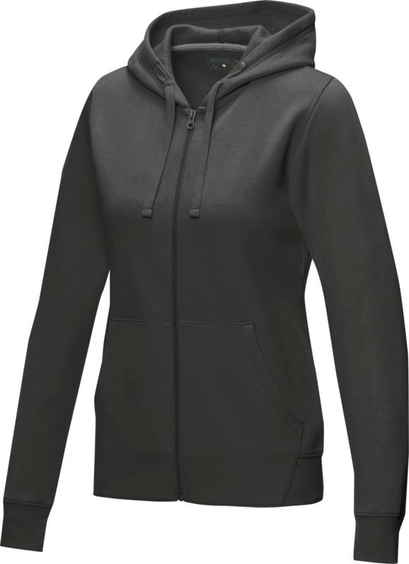 Ruby women’s GOTS organic recycled full zip hoodie