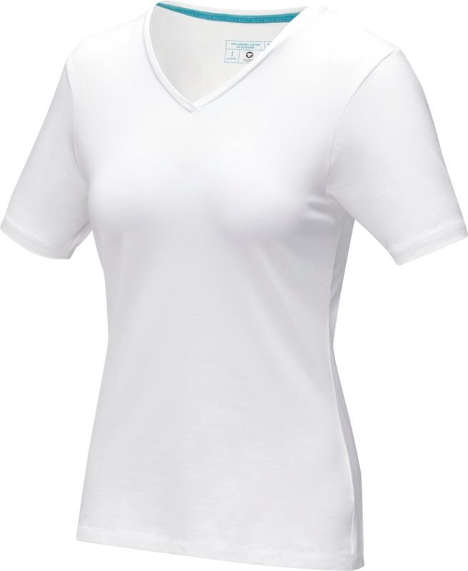 Kawartha short sleeve women's GOTS organic V-neck t-shirt