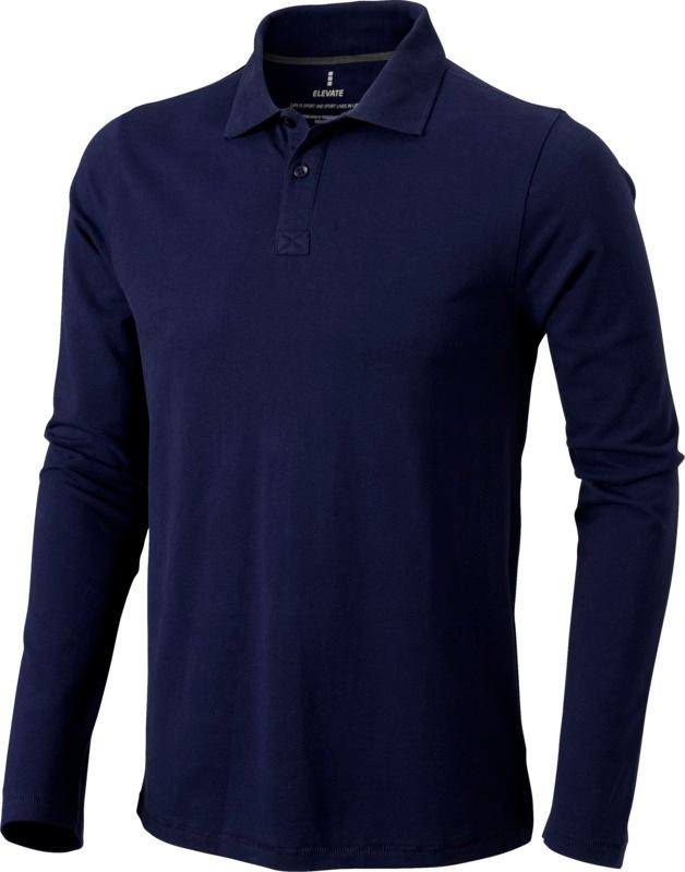 Oakville long sleeve men's polo
