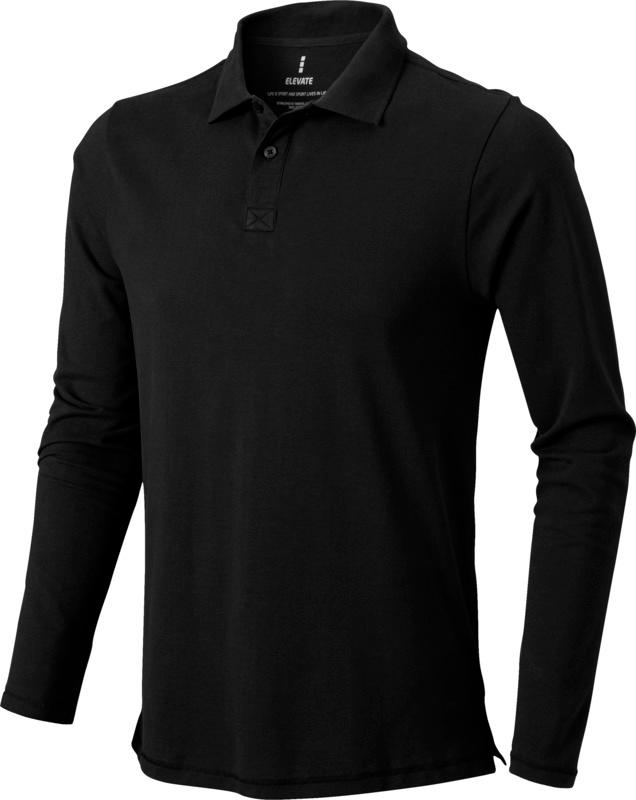 Oakville long sleeve men's polo