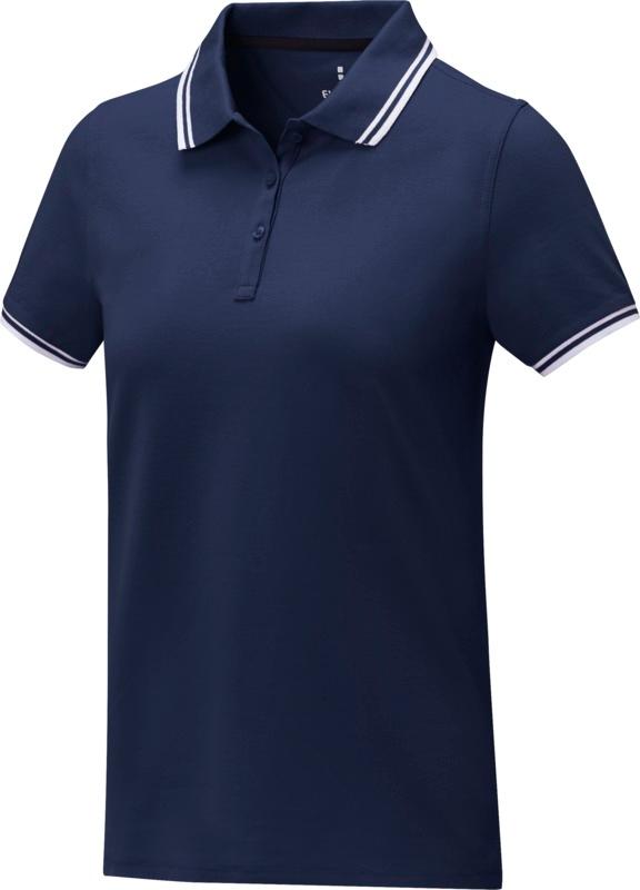 Amarago short sleeve women's tipping polo