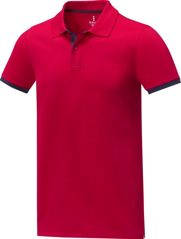 Morgan short sleeve men's duotone polo