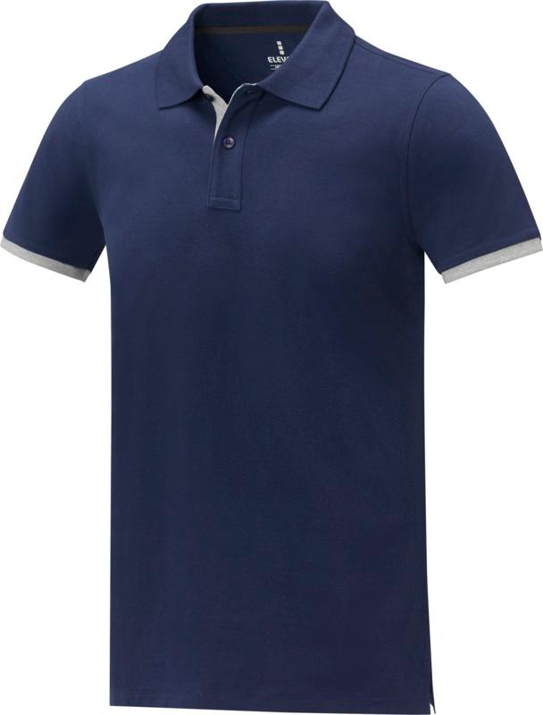 Morgan short sleeve men's duotone polo