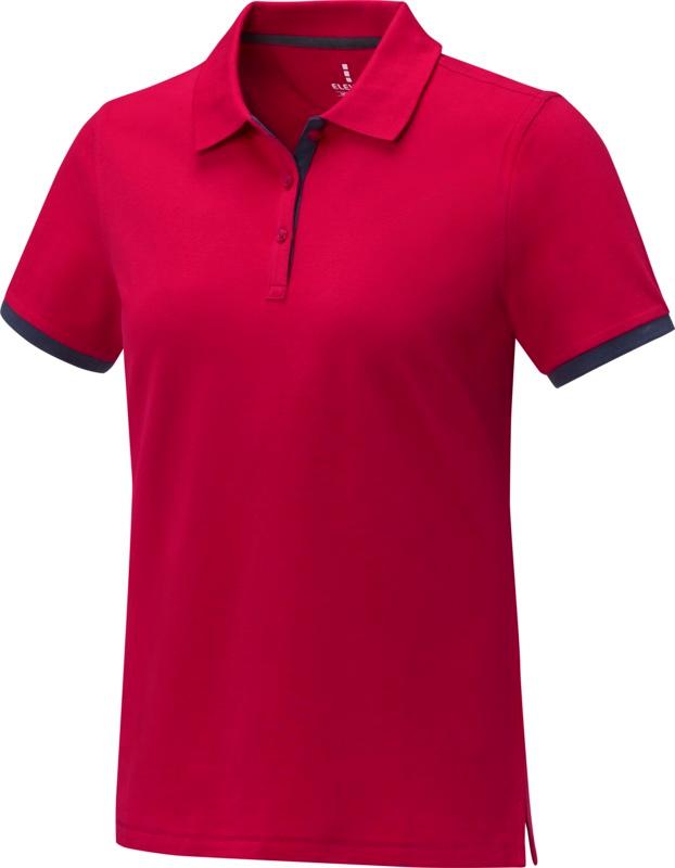 Morgan short sleeve women's duotone polo