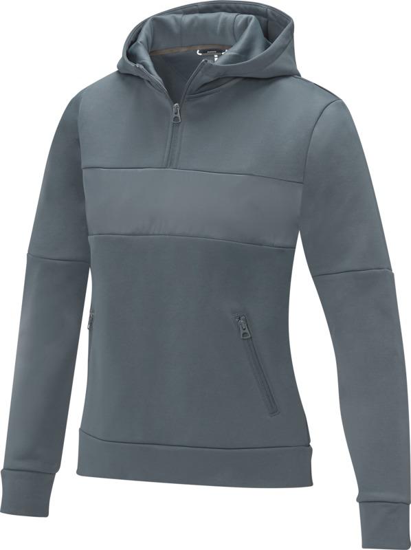 Sayan women's half zip anorak hooded sweater