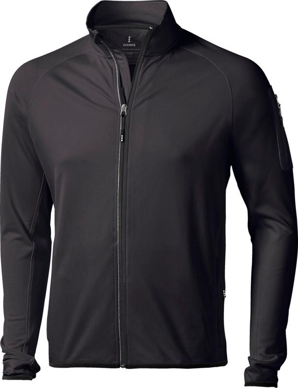 Mani men's performance full zip fleece jacket